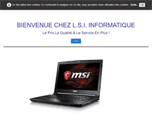 Tablet Screenshot of lsi-informatique.com